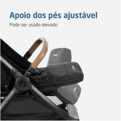 Carrinho de Bebê Maxi-Cosi Travel Sistem Eva³ Trio Essential Black - Uso desde o primeiro dia